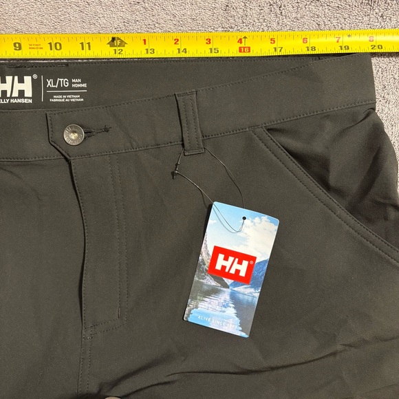 Helly Hansen Men’s XL Convertible Pant Active Black Hiking Outdoor Zip Off Camp - Picture 4 of 8